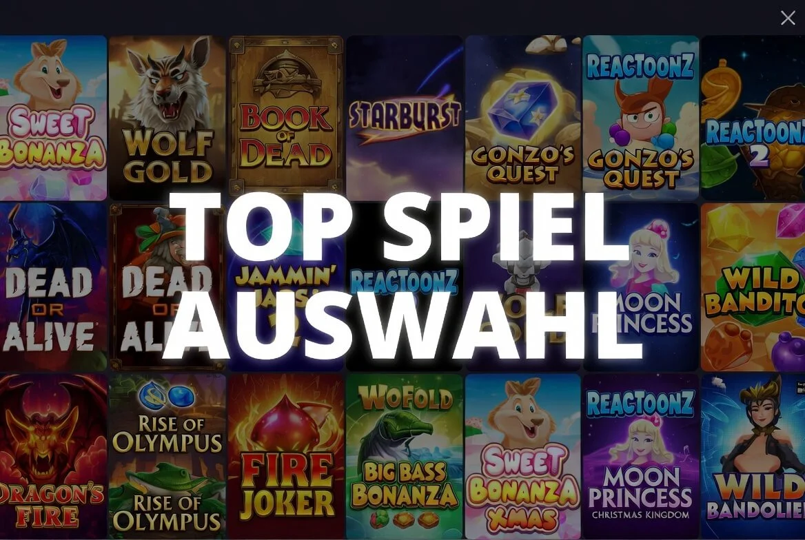 Filter und Spielauswahl in der Lobby von Beef Casino